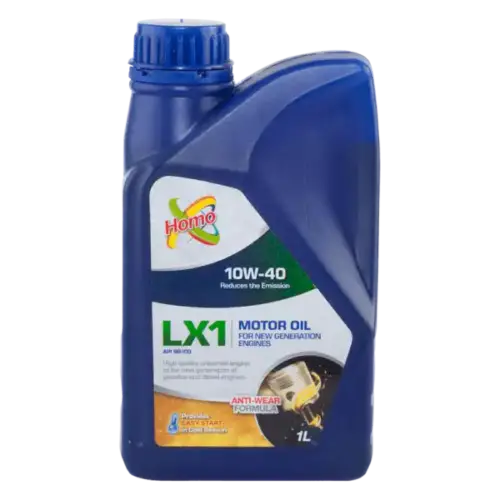 Homo 10W-40 engine oil, 1L, designed for petrol and diesel engines, delivers strong protection and durability under extreme driving conditions