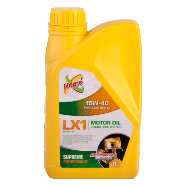 Homo 15W-40 1L – high-quality multigrade engine oil designed for gasoline and diesel engines. Provides reliable protection against wear, ensures stable lubrication in both high and low temperatures, and extends engine life. Ideal for everyday driving and heavy-duty conditions.