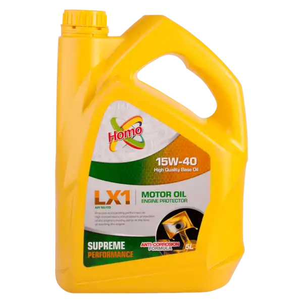 Homo 10W-40 motor oil, 1 liter, suitable for both gasoline and diesel engines, ensures engine safety and efficiency in tough conditions