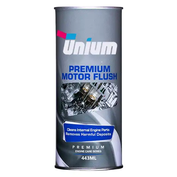 Средство для промывки двигателя Unium Motor Flush, очищает двигатель от загрязнений и отложений, повышает эффективность работы мотора